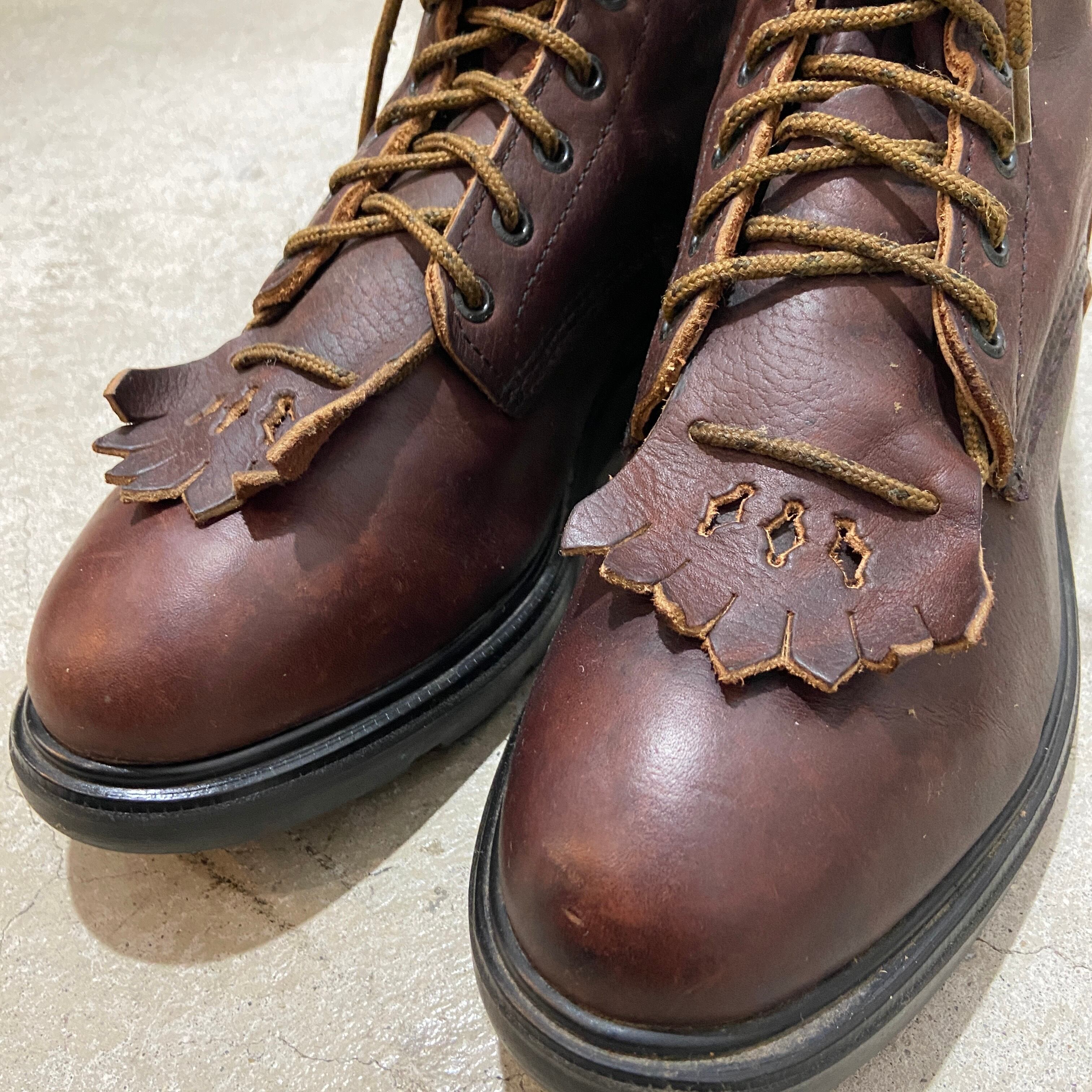 送料無料』Redwing 931 レザーロガーブーツ 10レースアップ USA製