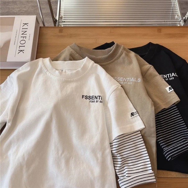 ボーダーレイヤードTシャツ　3Color