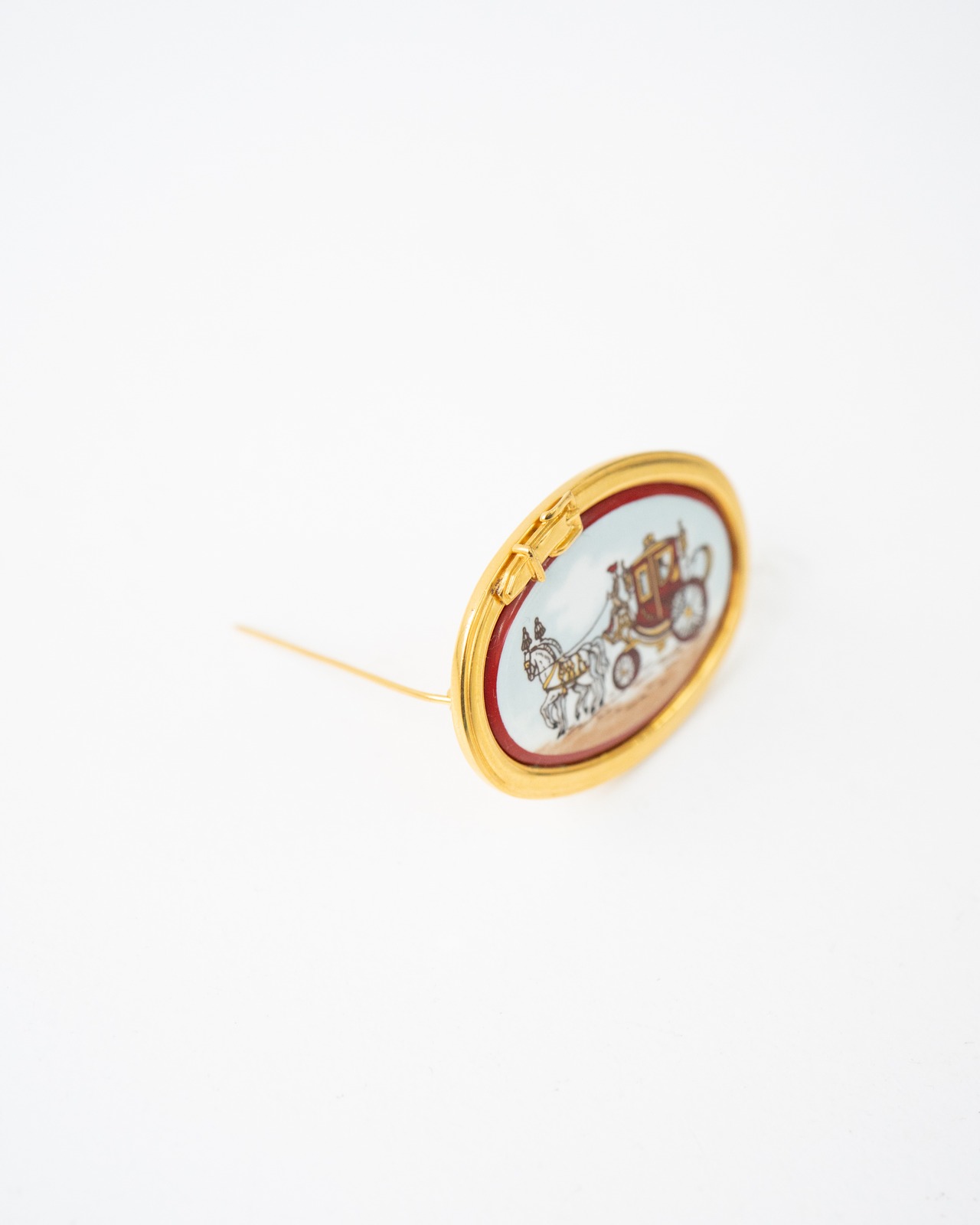 〈Hermès〉Email Brooch 1990s