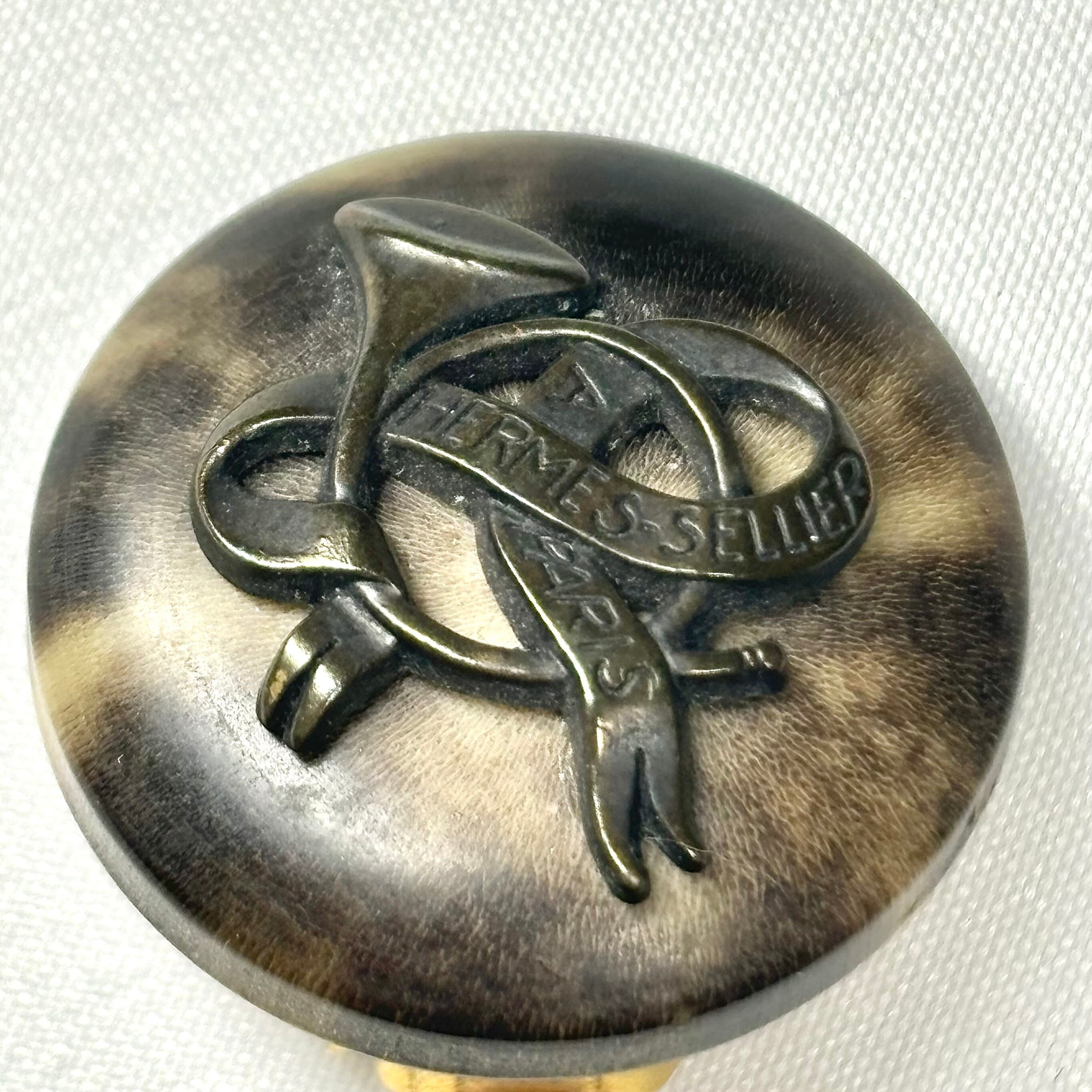 HERMES エルメス ホルンモチーフ イヤリング バッファローホーン | 2122 