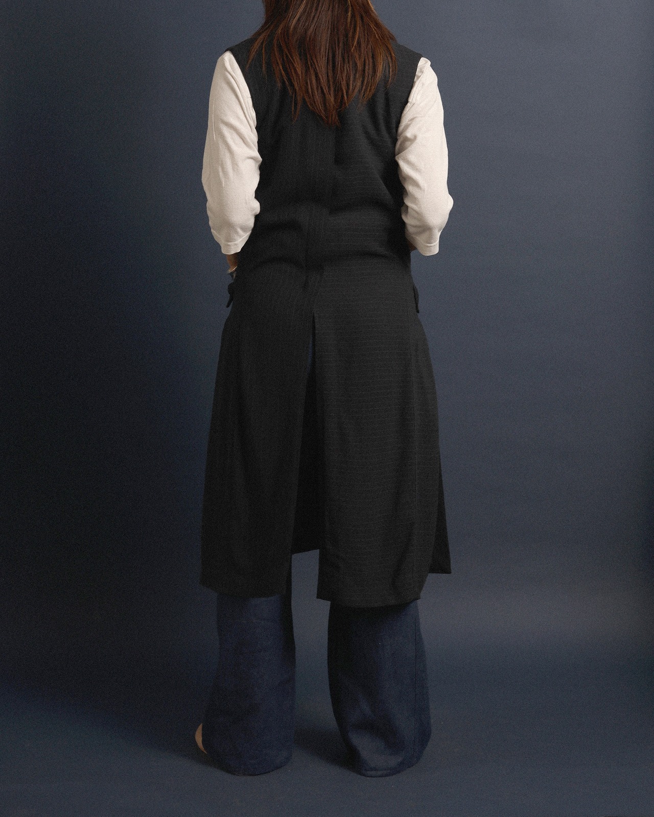 Helmut Lang / Striped Long Vest - 2