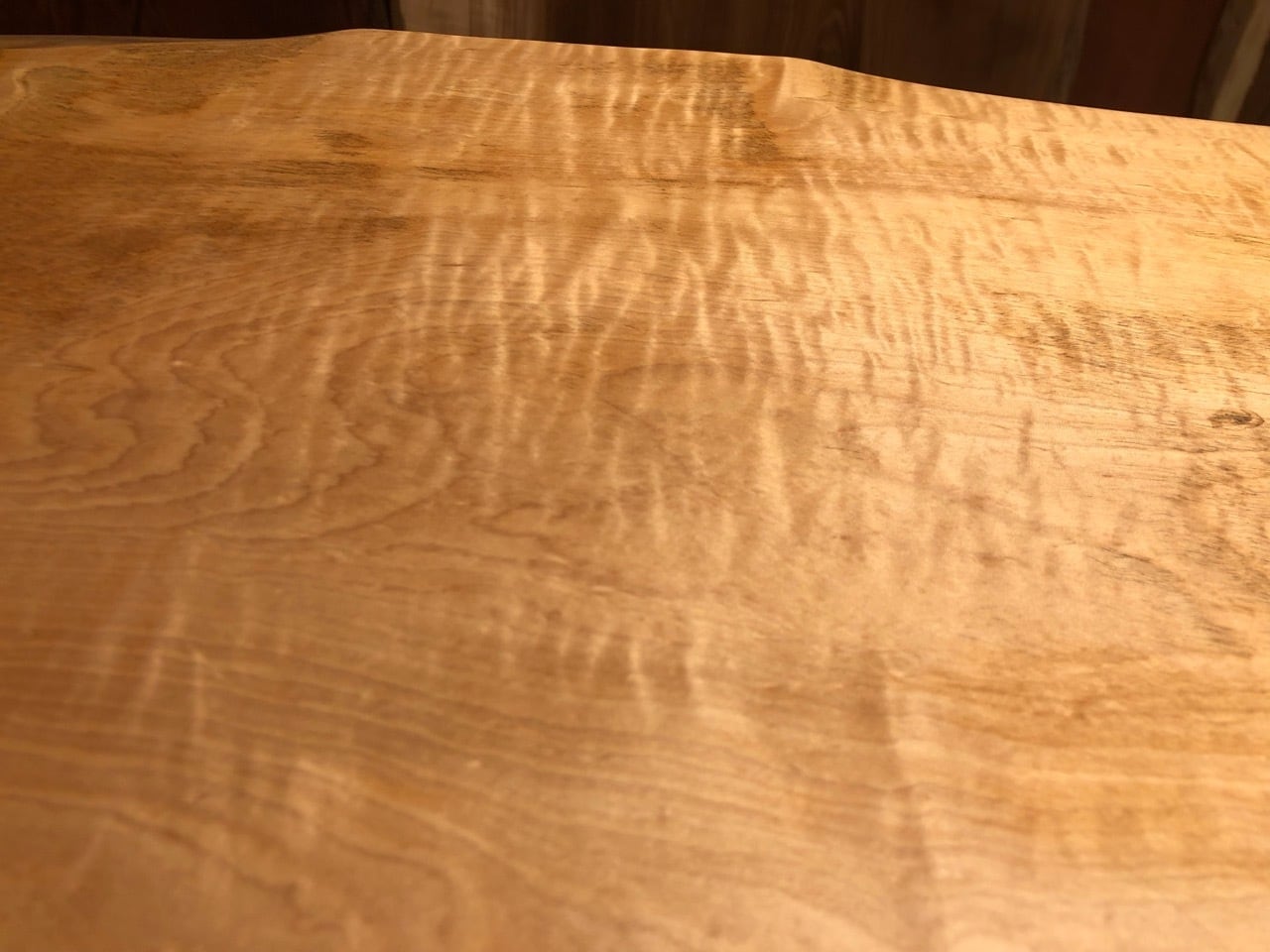 玉杢】栃（トチ）_1500×600-750-680×46_横浜元町店_テーブル天板/一枚
