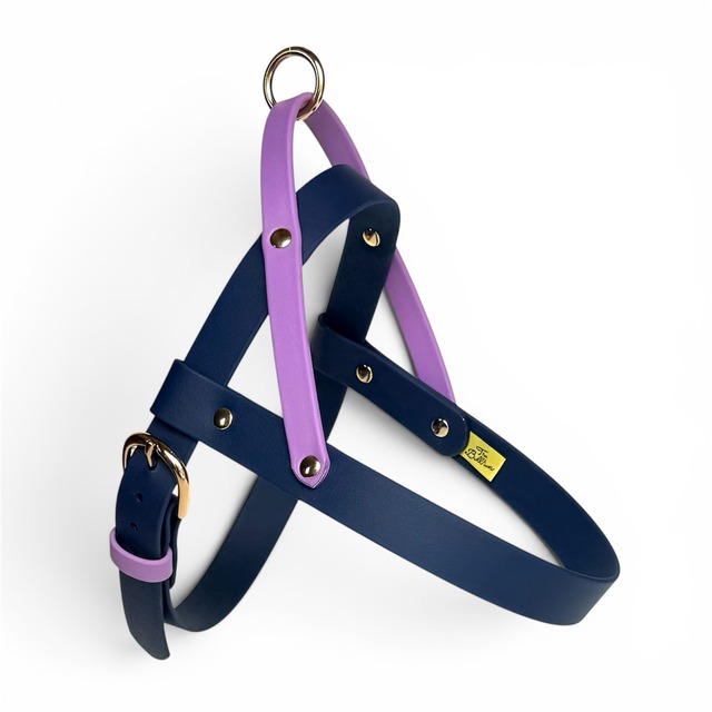 【完成品】Easy Care Harness（ネイビー×パープル）