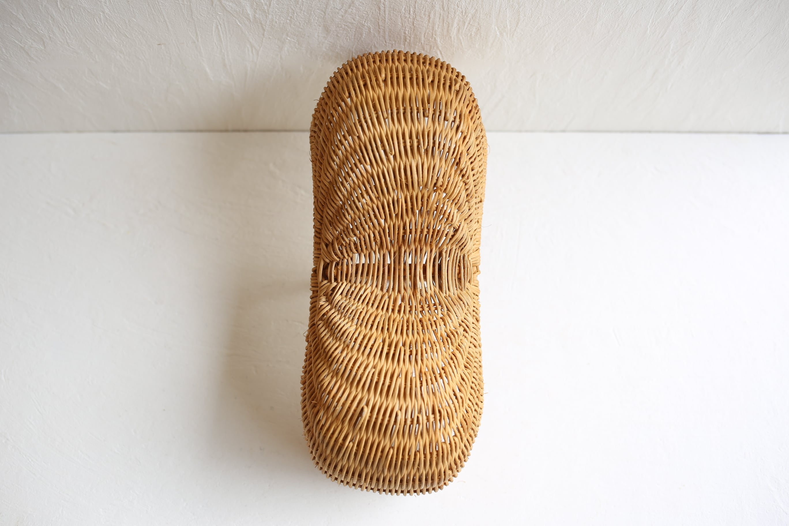 フランス アンティーク ヴィンテージ 小ぶりのピーナッツ型パニエ