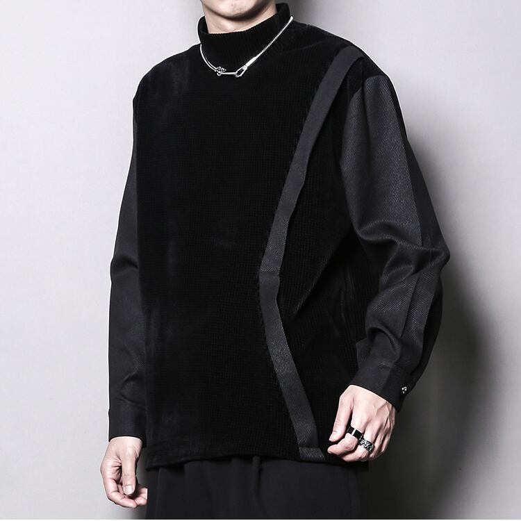 ソリッドカラーシャツ 長袖 10085