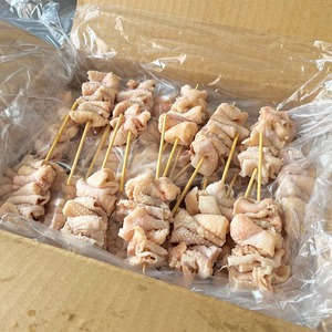 国産鶏 鶏皮串 300本(50本×6箱)
