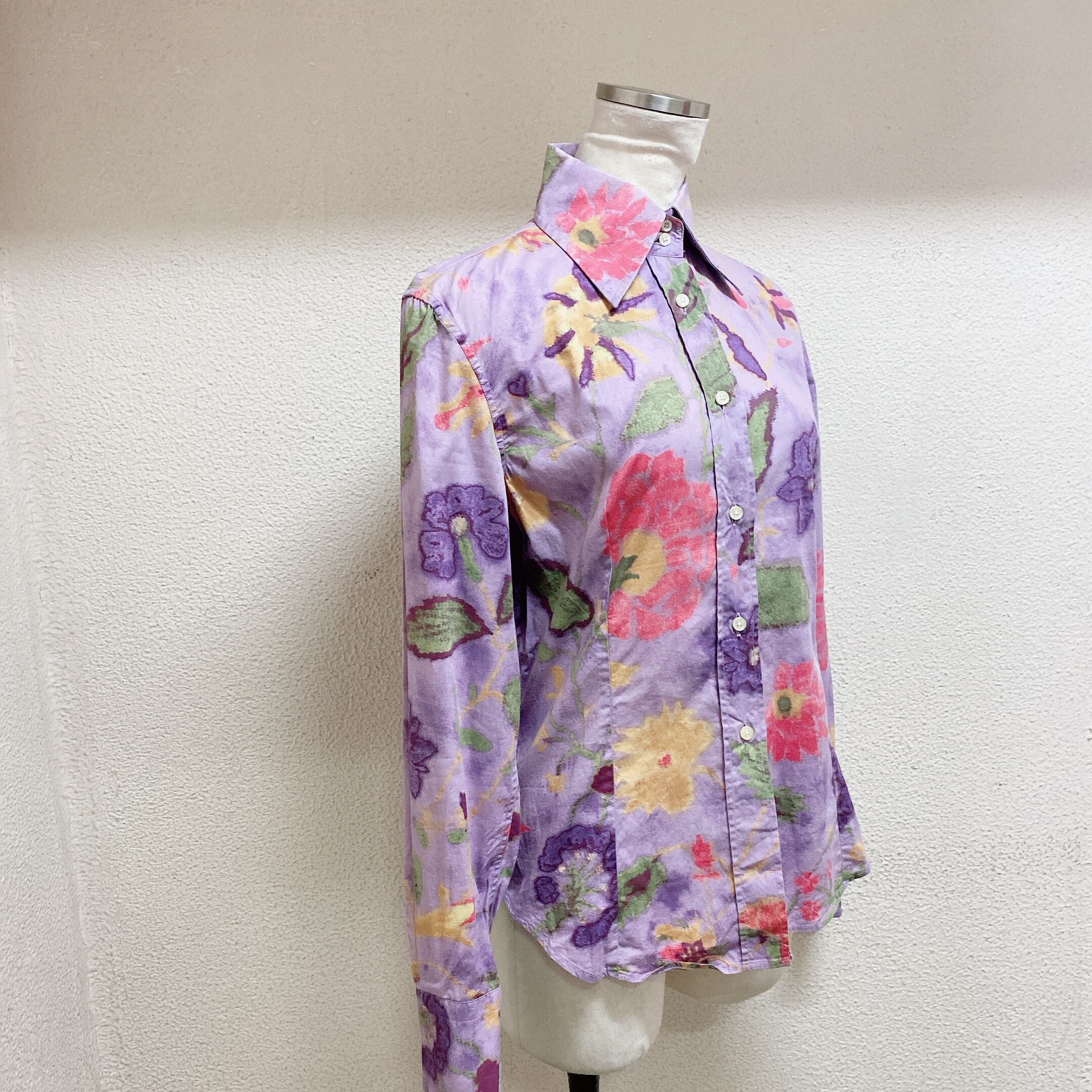 エトロ 長袖シャツ 薄紫 花柄 ETRO | UTA