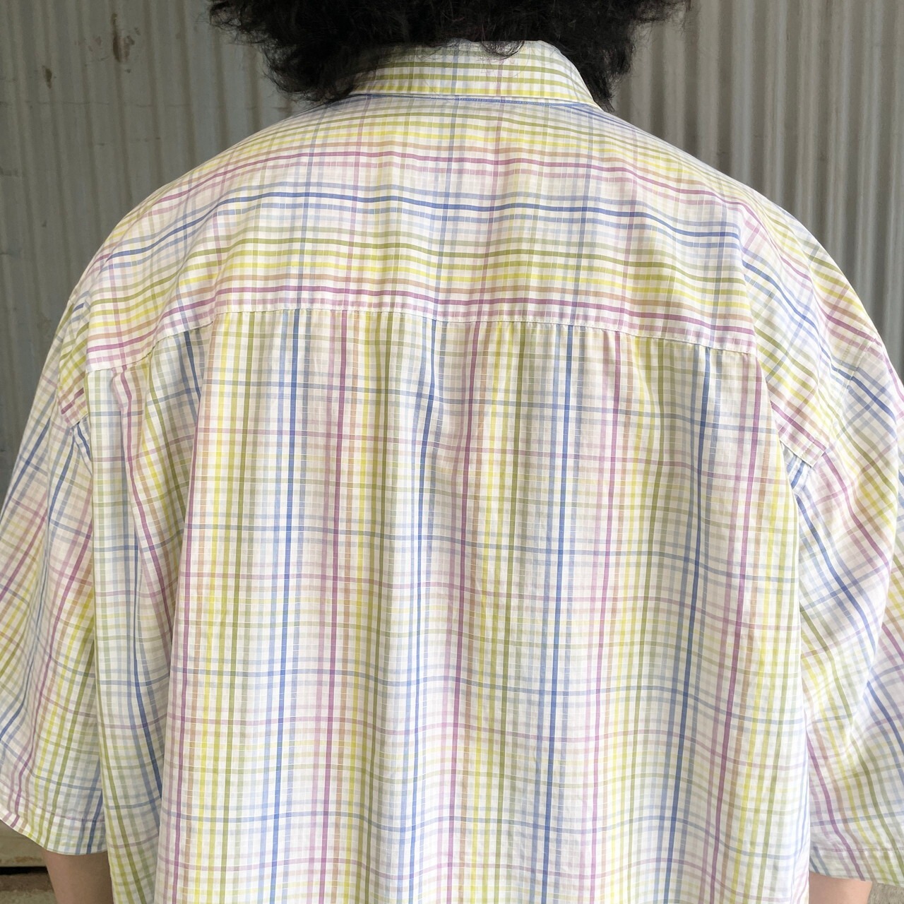Burberrys London バーバリー ロンドン 半袖 チェックシャツ メンズ2XL 