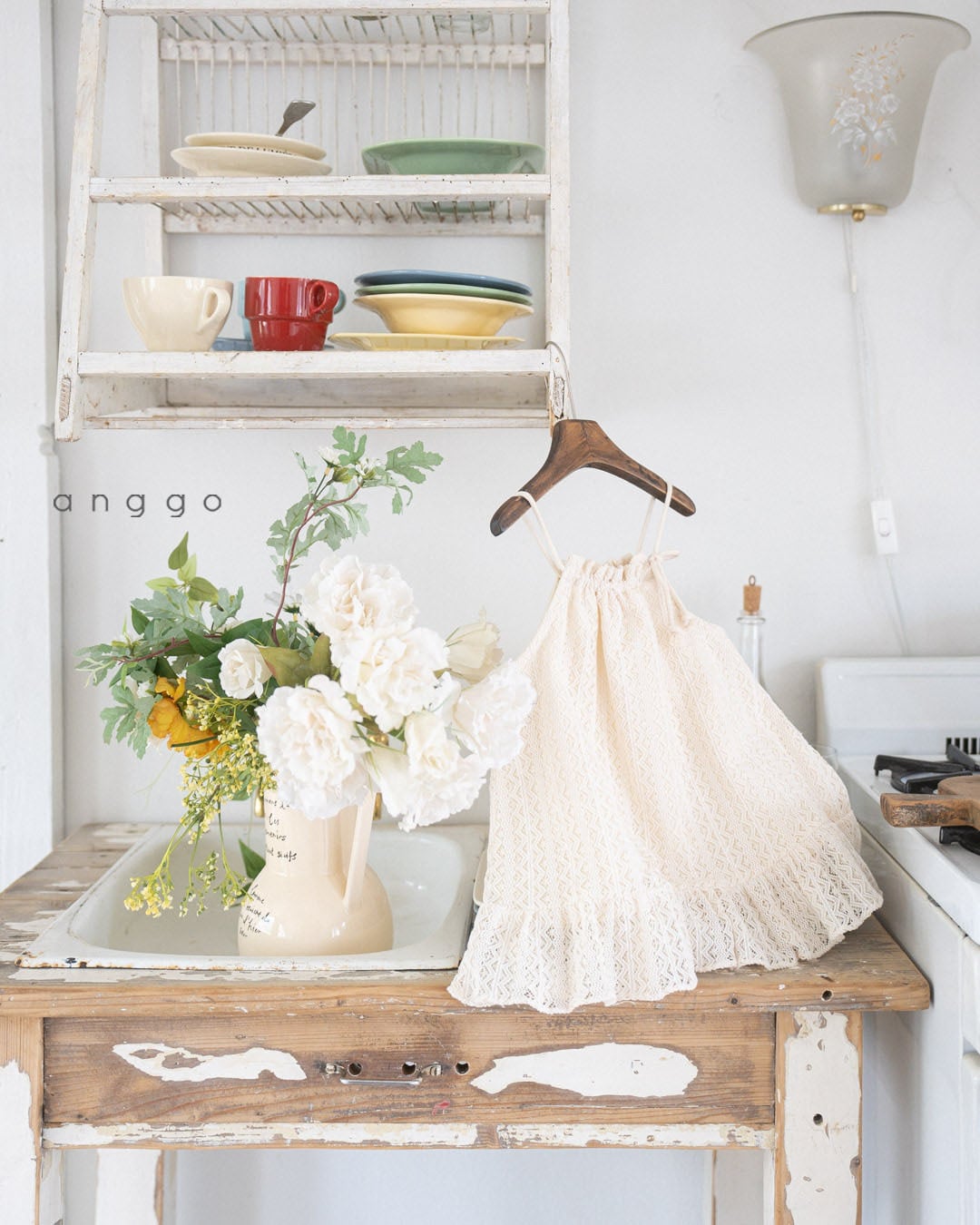 【即納】anggo / wafer dress
