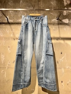 24SS YUKI HASHIMOTO(ユーキハシモト)/TWISTED DENIM CARGO / 241-01-0203