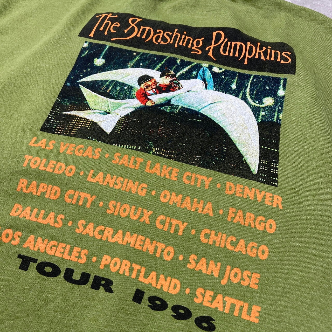 Smashing Pumpkins スマッシング パンプキンズ バンド ツアー プリント 