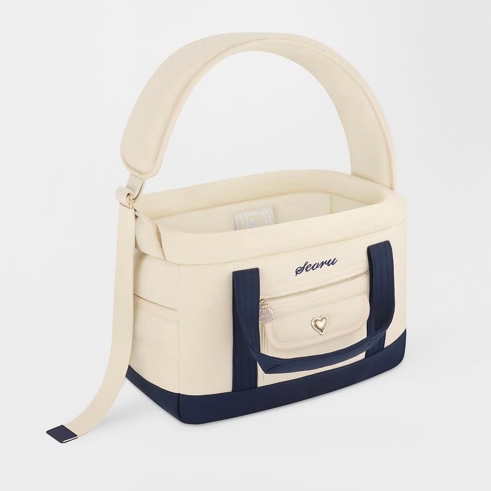 S即納/クッション付き【seoru】Pillow bag ( navy ) | ropet