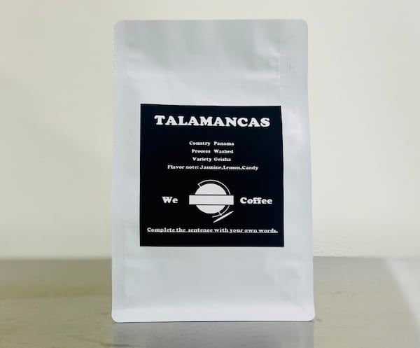TALAMANCAS — パナマ産ゲイシャ種スペシャルティコーヒーのパッケージ