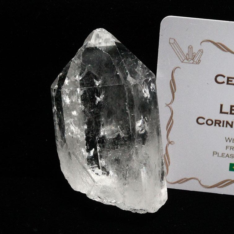 レムリアンシード 水晶 原石 ブラジル ミナスジェライス州 コリント産 証明書付属 一点物 271-396