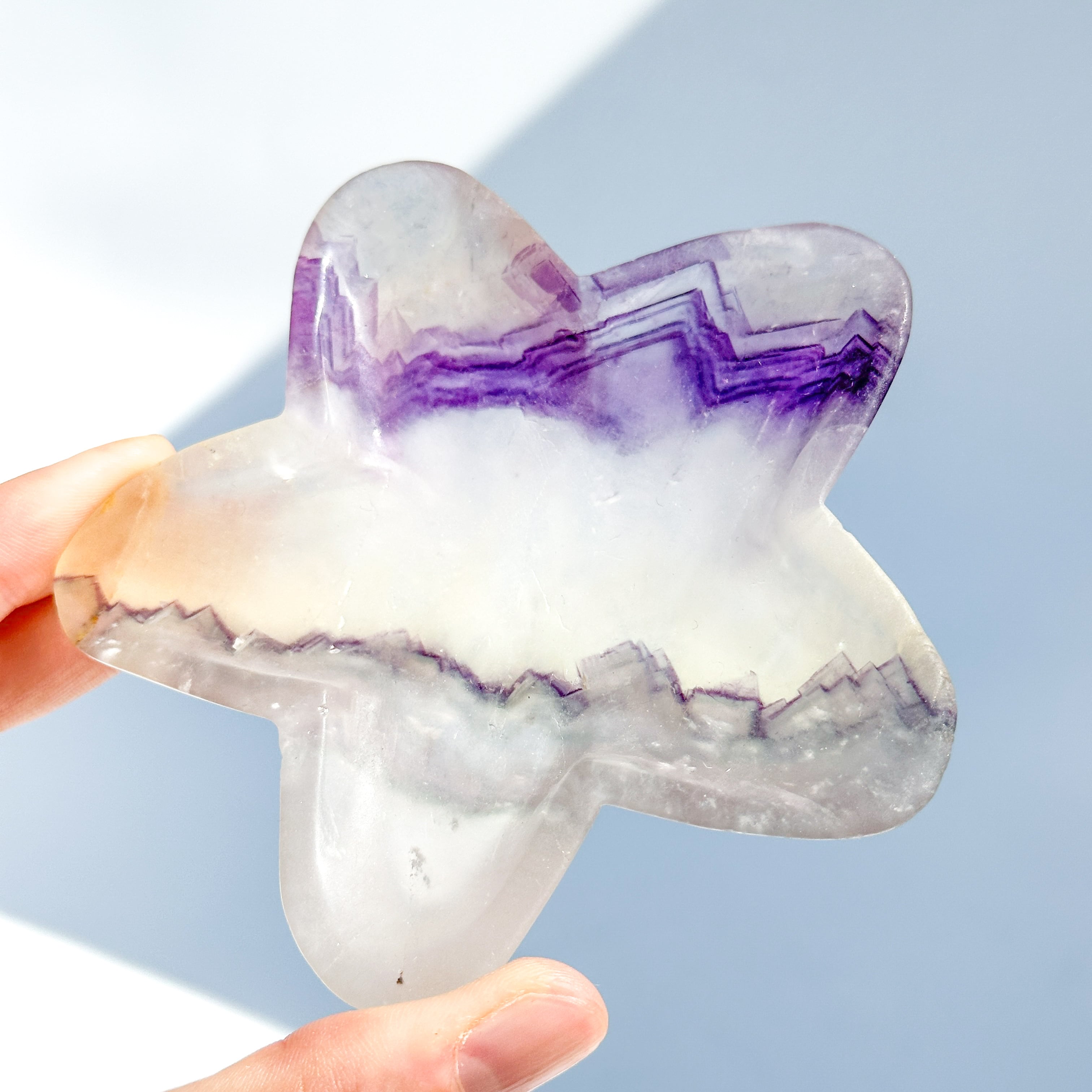 レインボーフローライト星型のうつわ01◇ RainbowFluorite ◇天然石