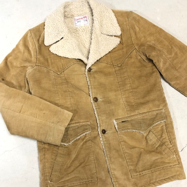 ⊕1970s LEE BOA RANCH JACKET BEIGE 40L