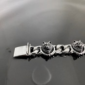 WOLVES with 10 DIAMONDS CHAIN BRACELET / ウルヴスチェーンブレスレット・10ダイヤモンドアイズ