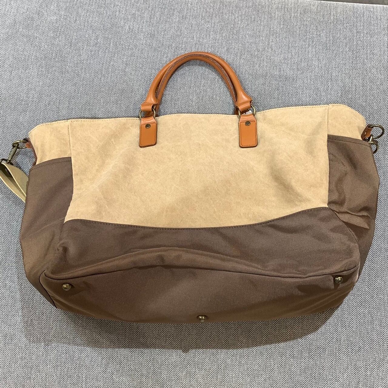 1円 □新品□未使用□ SAZABY サザビー ナイロンキャンバス×レザー 