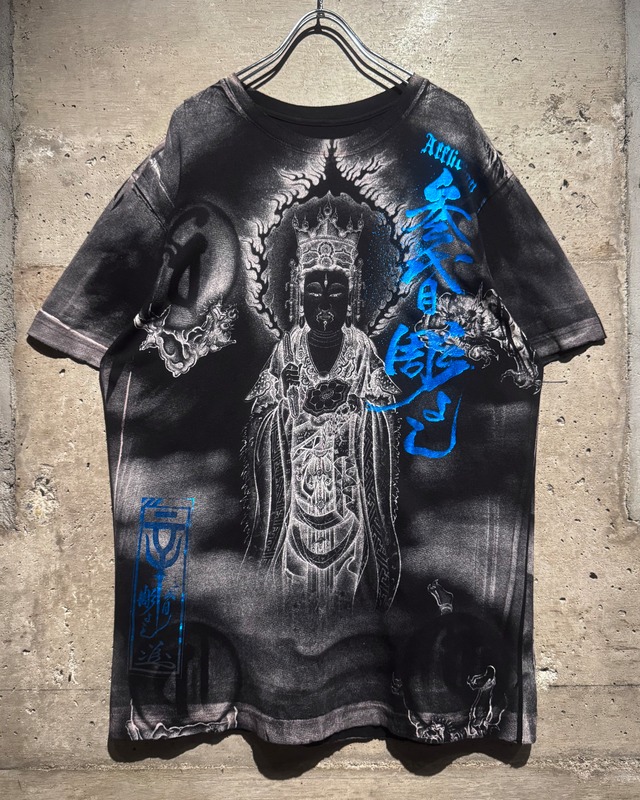 【Caka】“Affliction Heroes and Demons” “Horiyoshi III” “百鬼図” Vintage T-Shirt