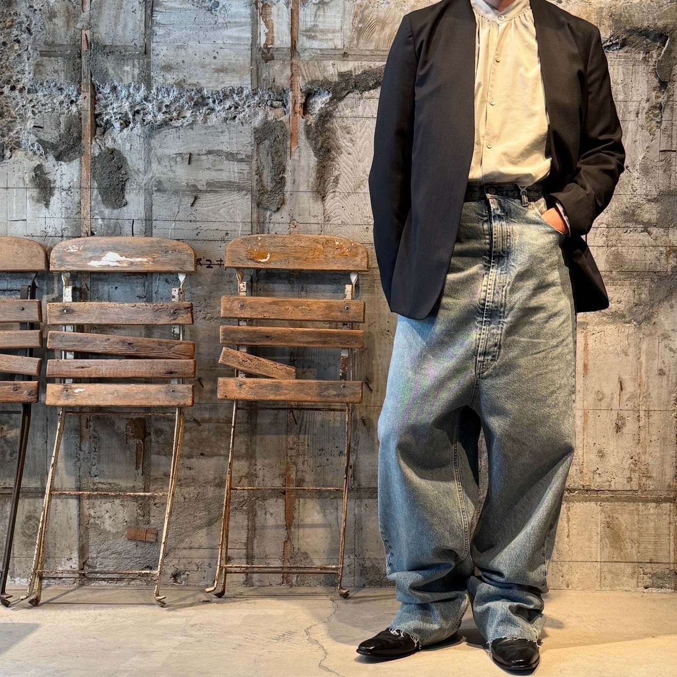 Maison Margiela【メゾン マルジェラ】ドロップライズ デニムジーンズ