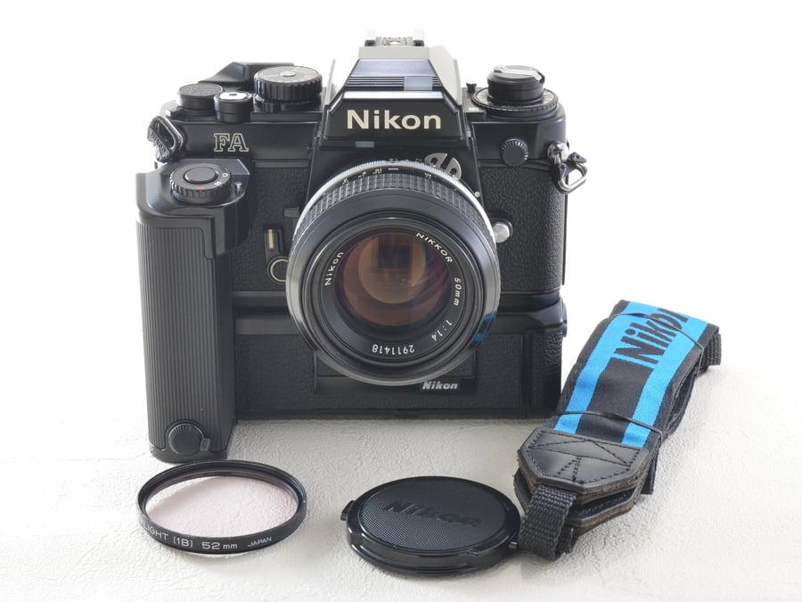 Nikon FA ブラック MD-15付 / Ai Nikkor 50mm F1.4 整備済 ニコン ...