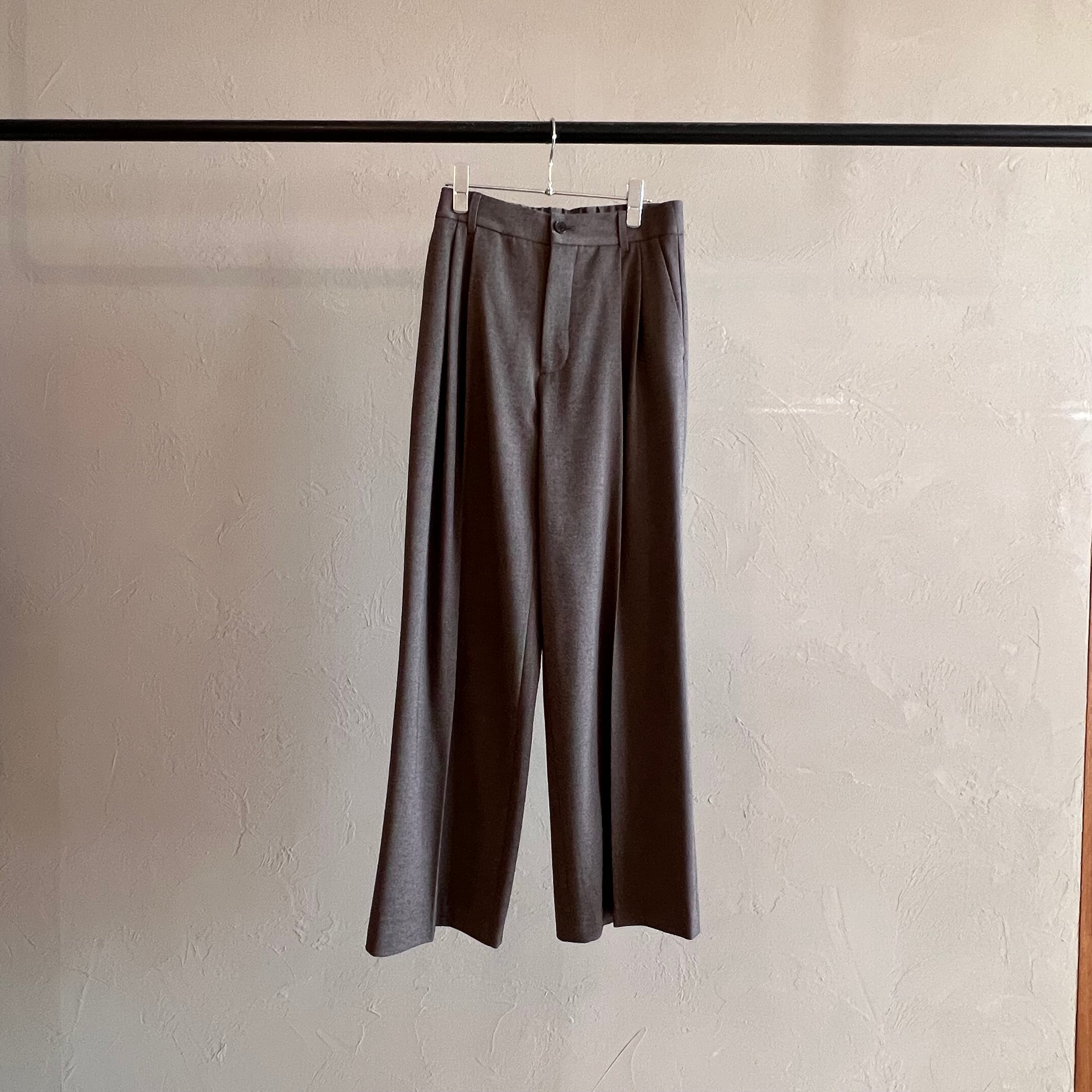 【 cafune; 】2wayフランネルワイドパンツ