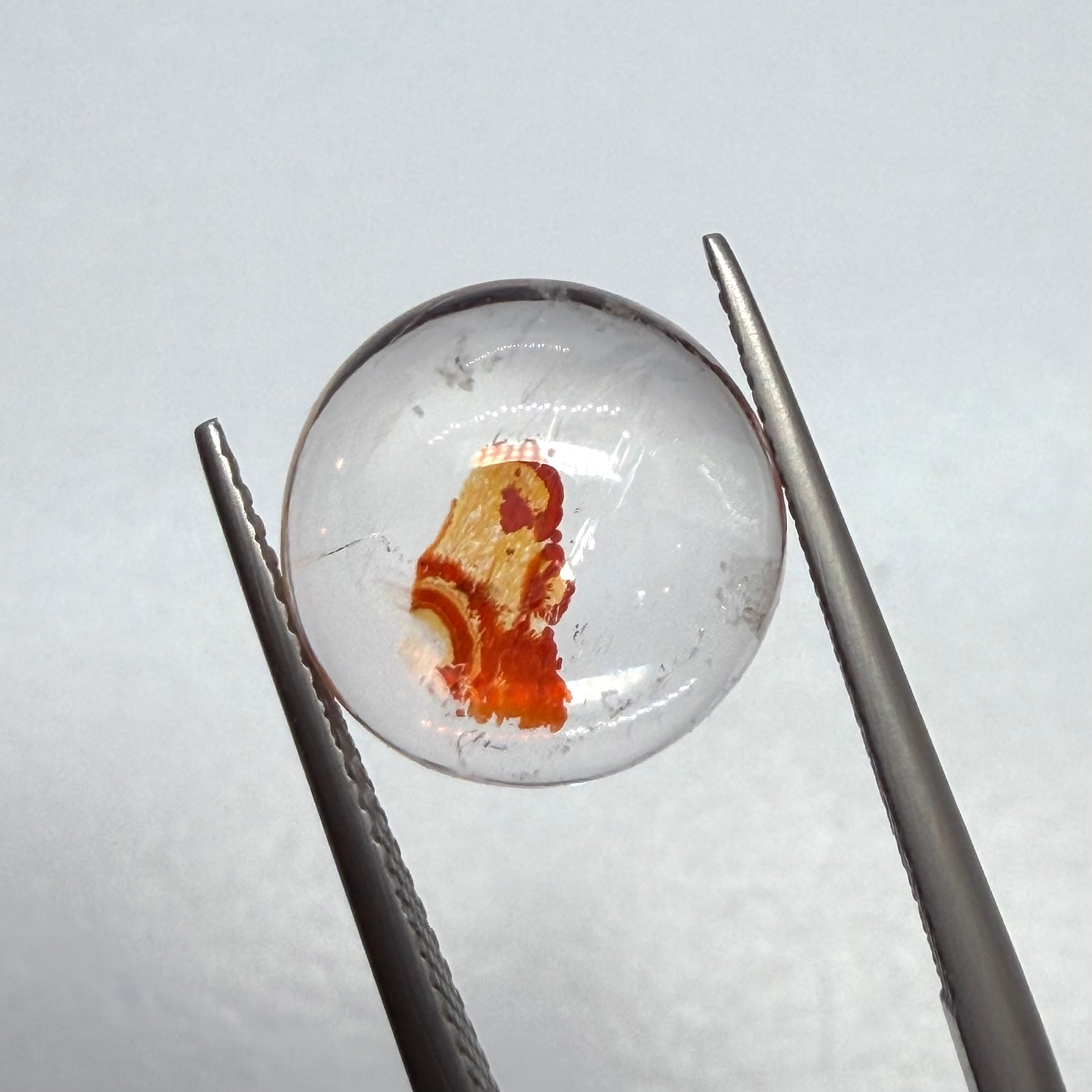 炎灯るオーロラクオーツ