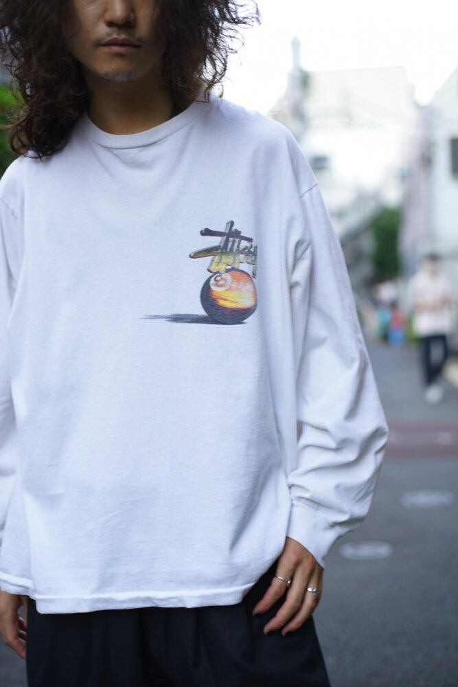Stussy [OLD STUSSY] Vintage 8-ball print T-shirt [Late 1990s Made