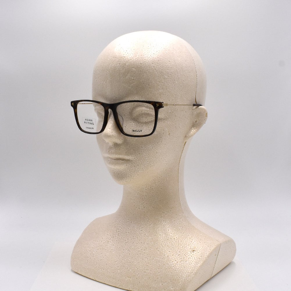 BALLY バリー メガネ 眼鏡 度入り BALLY EYEWEAR GLASSES FRAME ASIAN FIT BY5057D 052 56 HAVANA GOLD