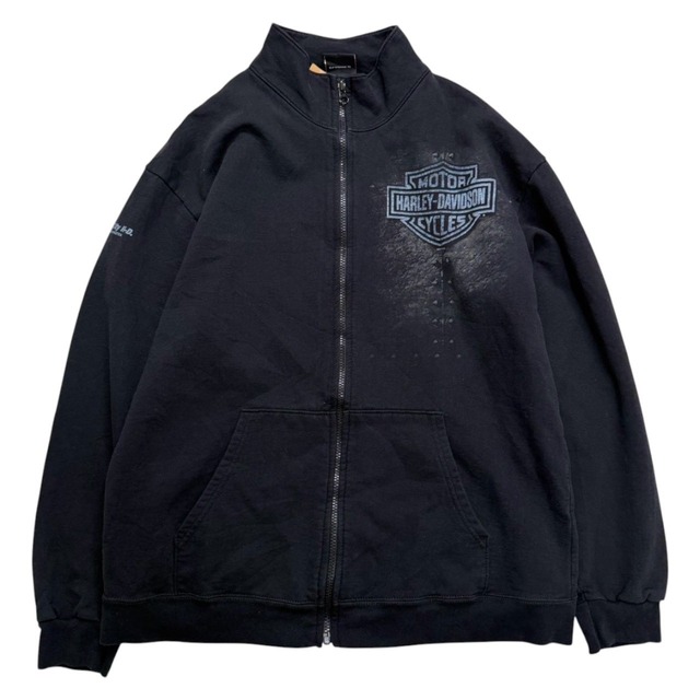 HARLEY DAVIDSON   フルジップスウェット　L