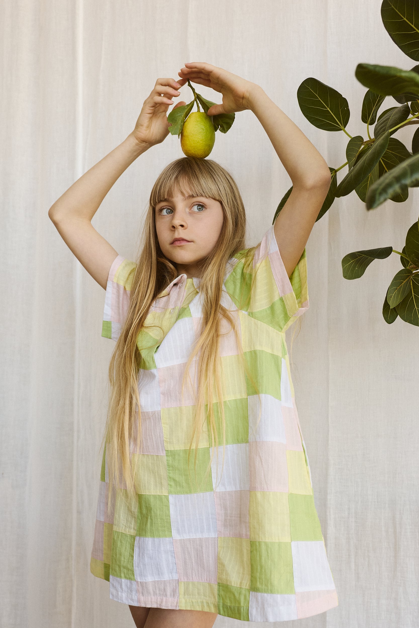 PASTEL PATCHWORK DRESS / FISH&KIDS | MicoDonum