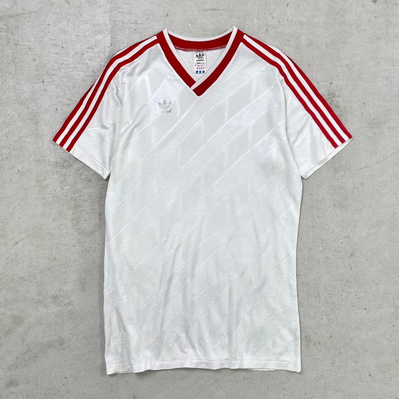 80年代 西ドイツ製 adidas アディダス トレフォイルロゴ サッカー 