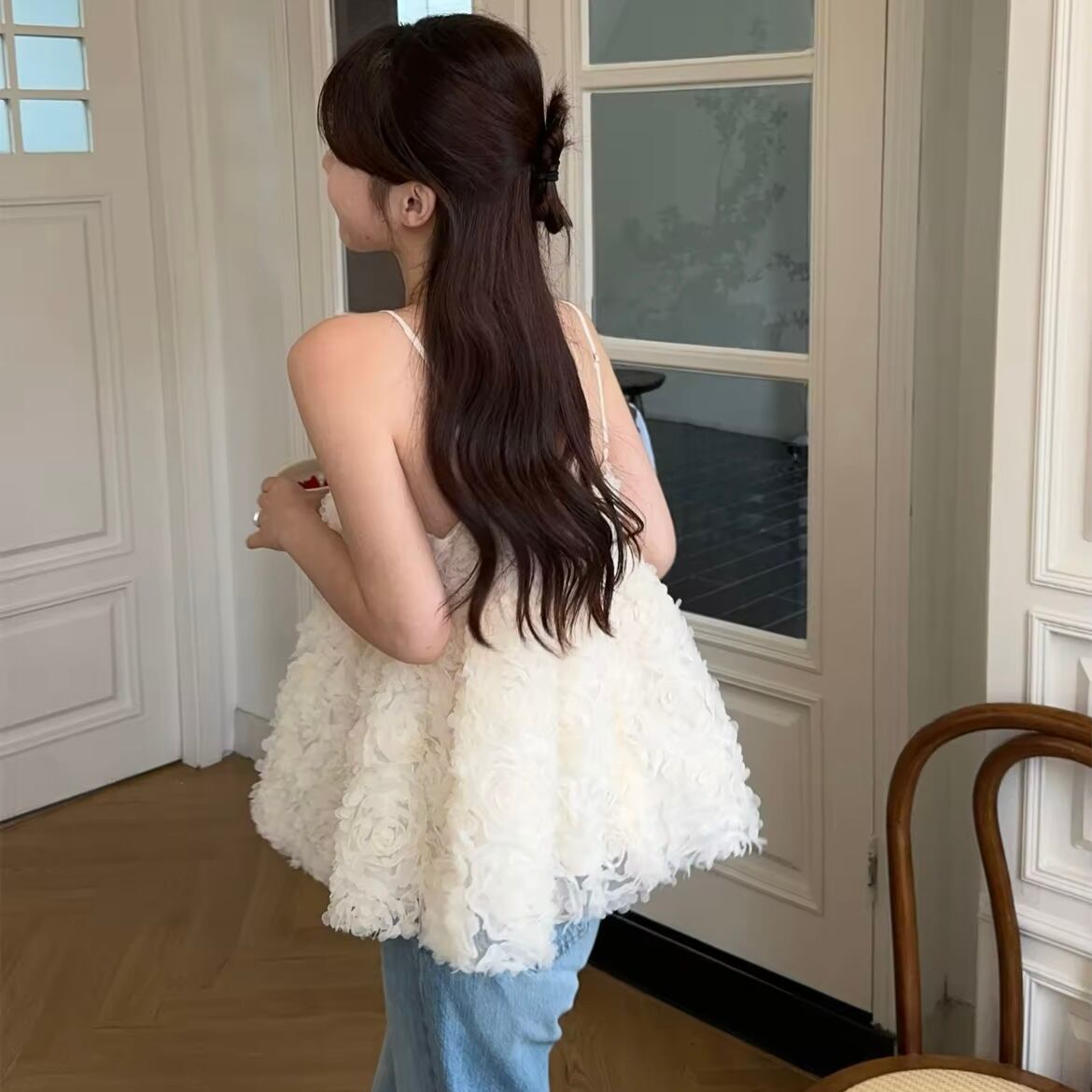 ロマンチックフラワーキャミソール