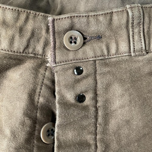 60s- Vauzou フレンチワーク モールスキン ブラウン パンツ W31 詳細写真6