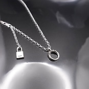 CROWN HORSESHOE w/ BLACK DIAMOND NECKLACE / クラウンホースシューブラックダイヤモンドネックレス