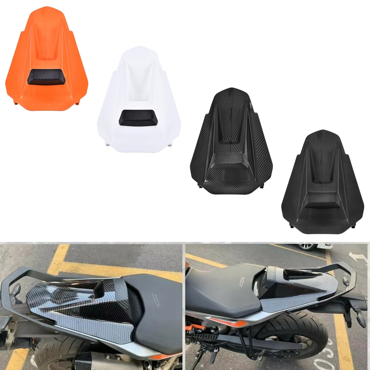 シングルシートカウル KTM Duke 790 890 カバー タンデム 4カラー ABS 