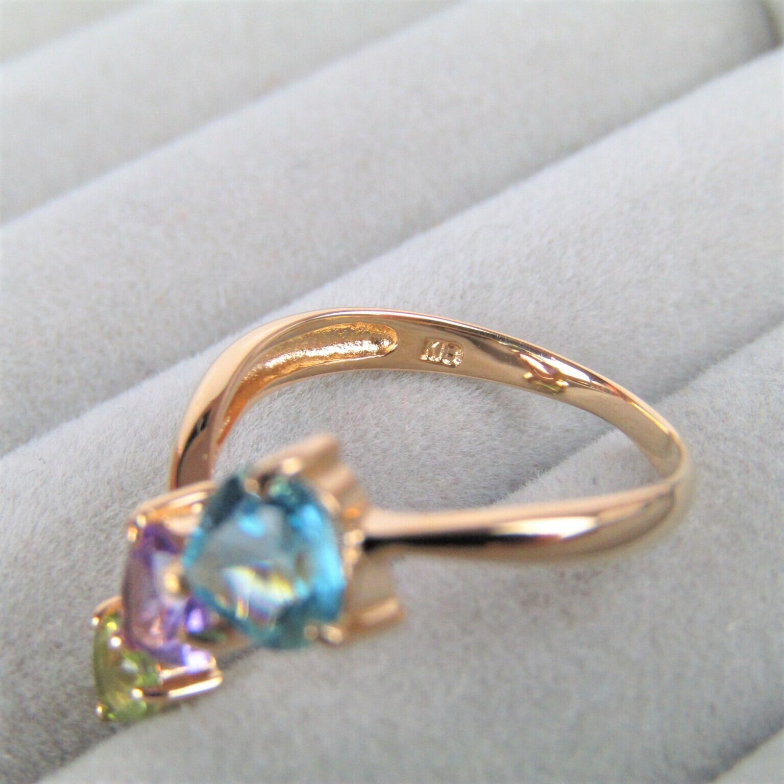 N1878 天然 ブルートパーズ アメジスト ペリドット | 39JEWELRY