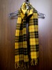 美品◆Johnstons x UNITED ARROWS アローズ別注 ジョンストンズ カシミヤ チェック マフラー ストール◆ 希少なイエローチェックがポイント