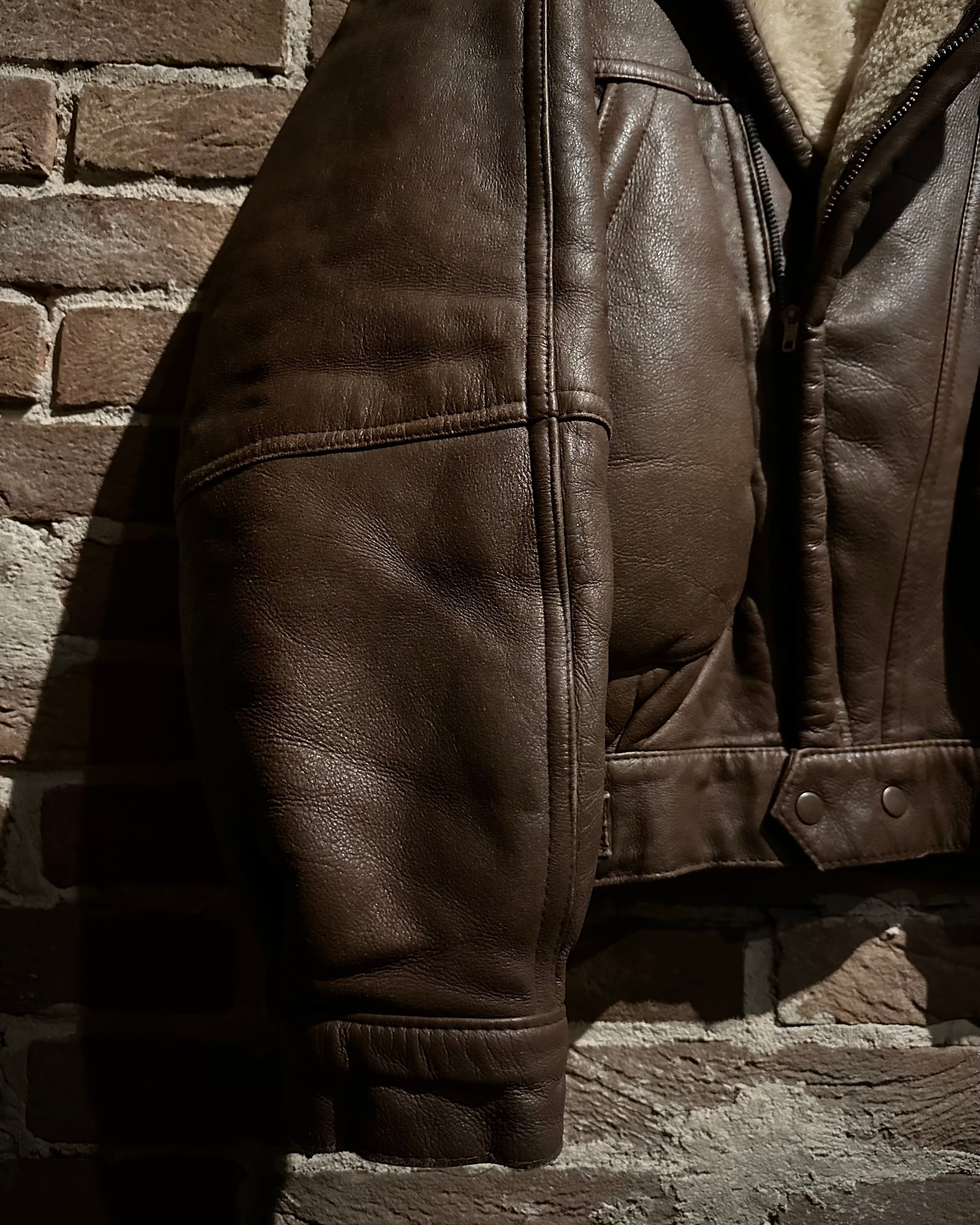 Caka act3】Double Riders Type Vintage Mouton Jacket | Caka(カカ