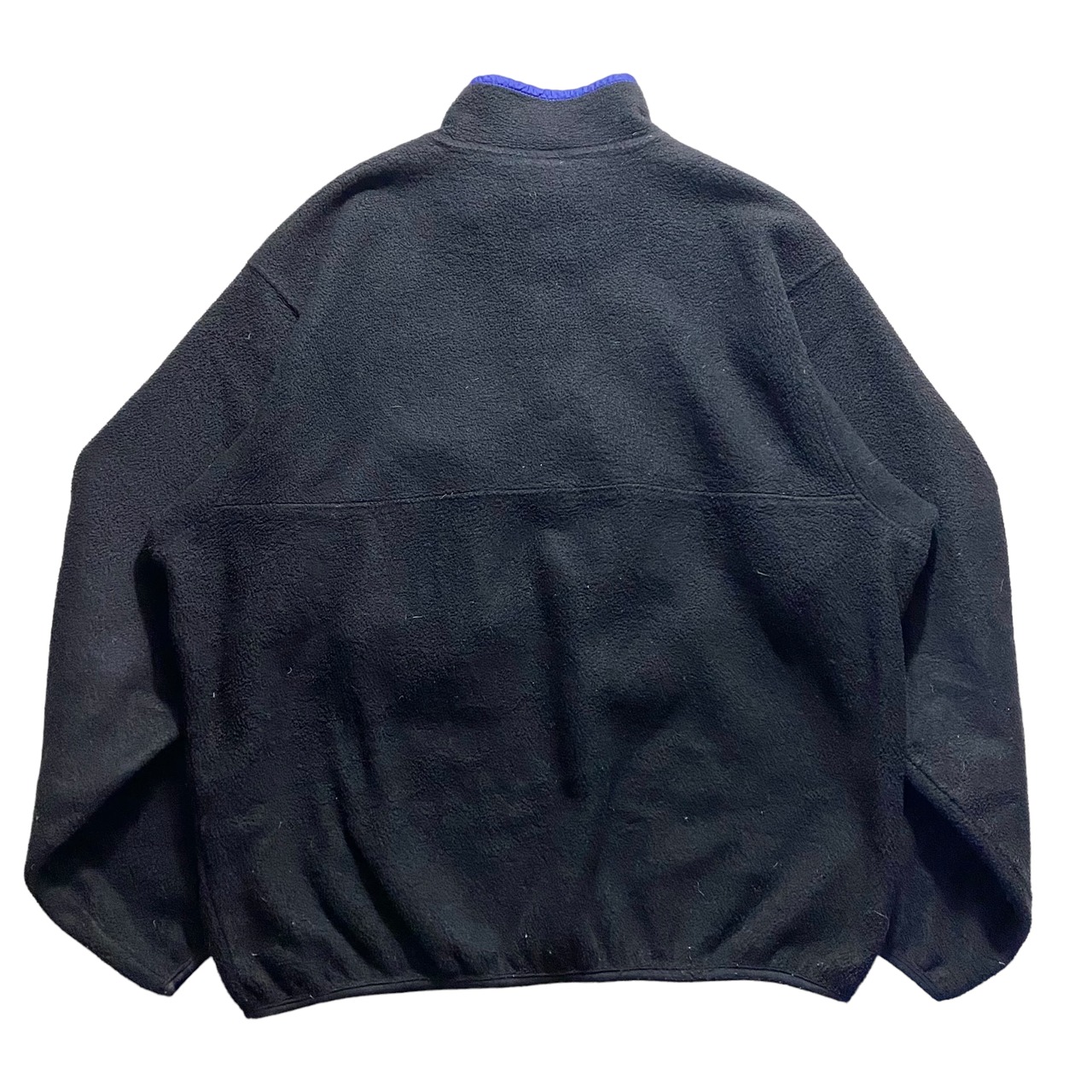 PATAGONIA black fleece pullover “Snap-T”