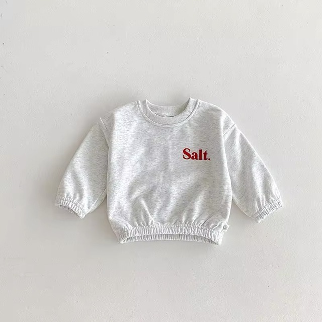 【取寄】1枚は持っておきたい!シンプルsalt刺繍スウェット