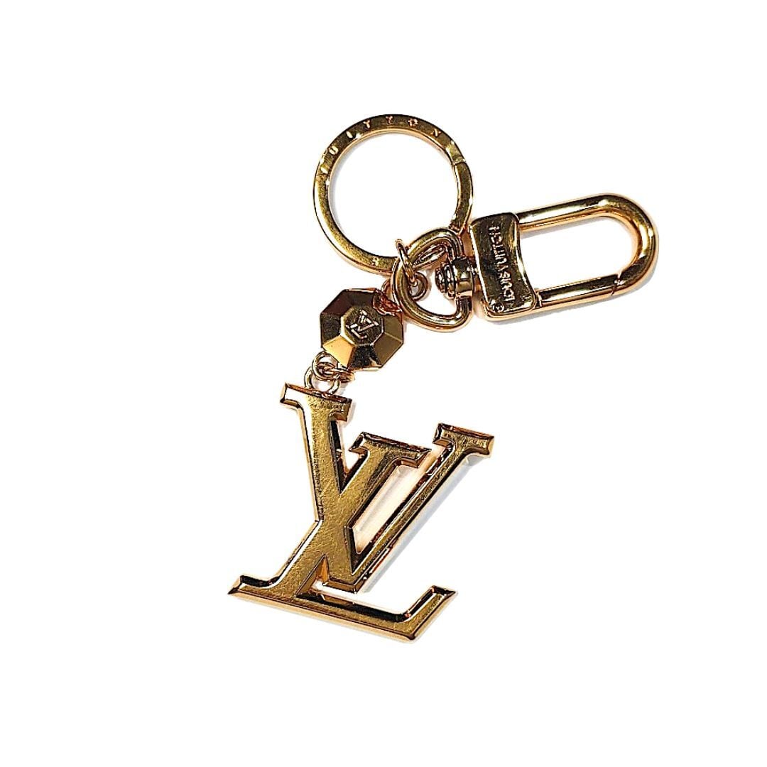 LOUIS VUITTON ルイ ヴィトン LV キーホルダー キーリング チャーム LV