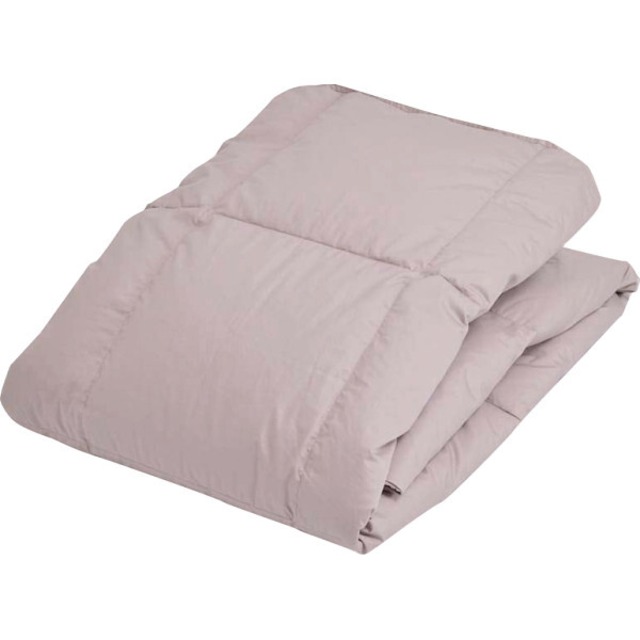 ★西川プレミアム 羽毛掛けふとん(肌掛け) グレー