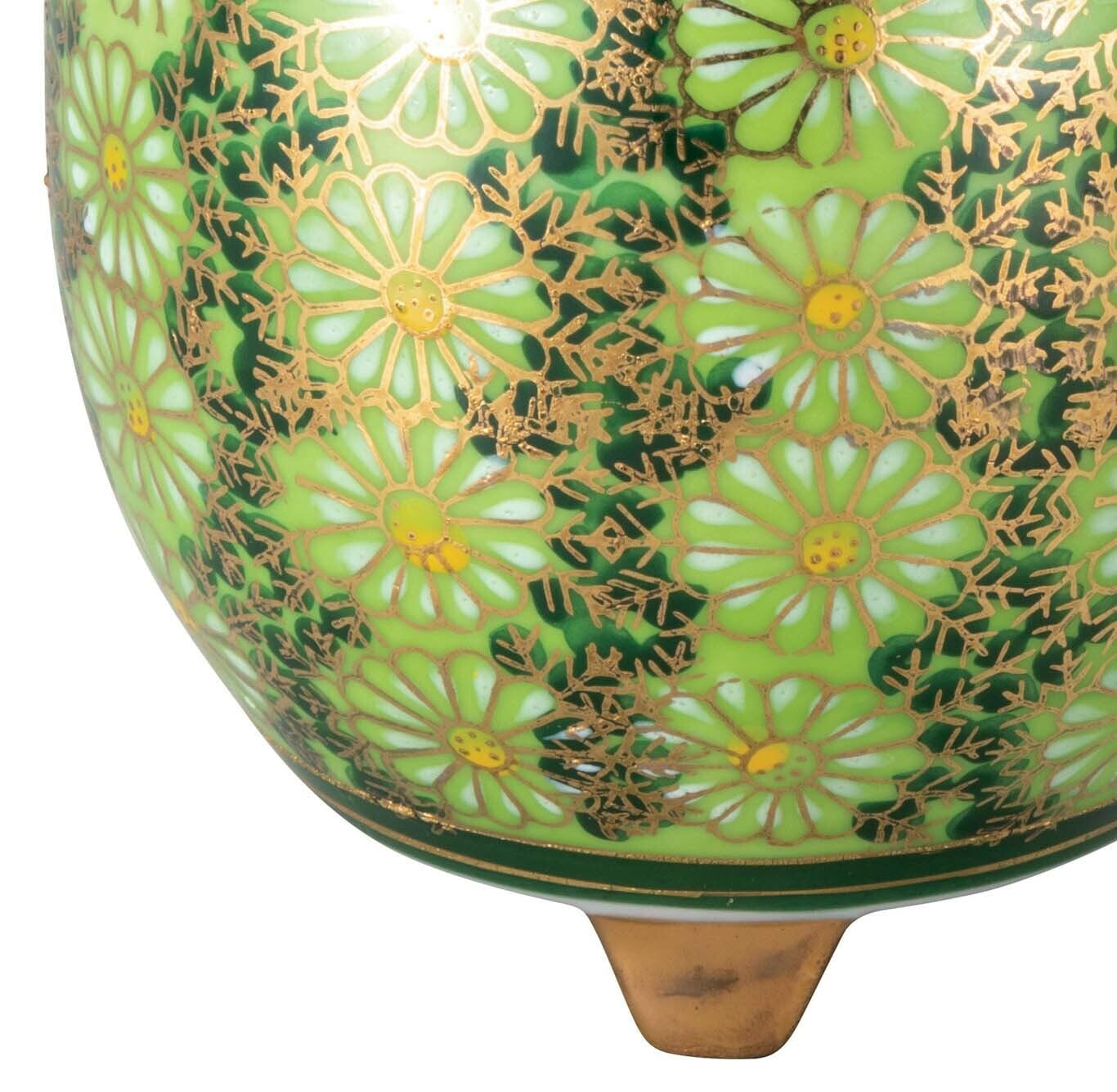 雑貨】九谷焼の豆香炉（3.2号）菊詰模様 | 日本歴史文化ジェンダー研究所