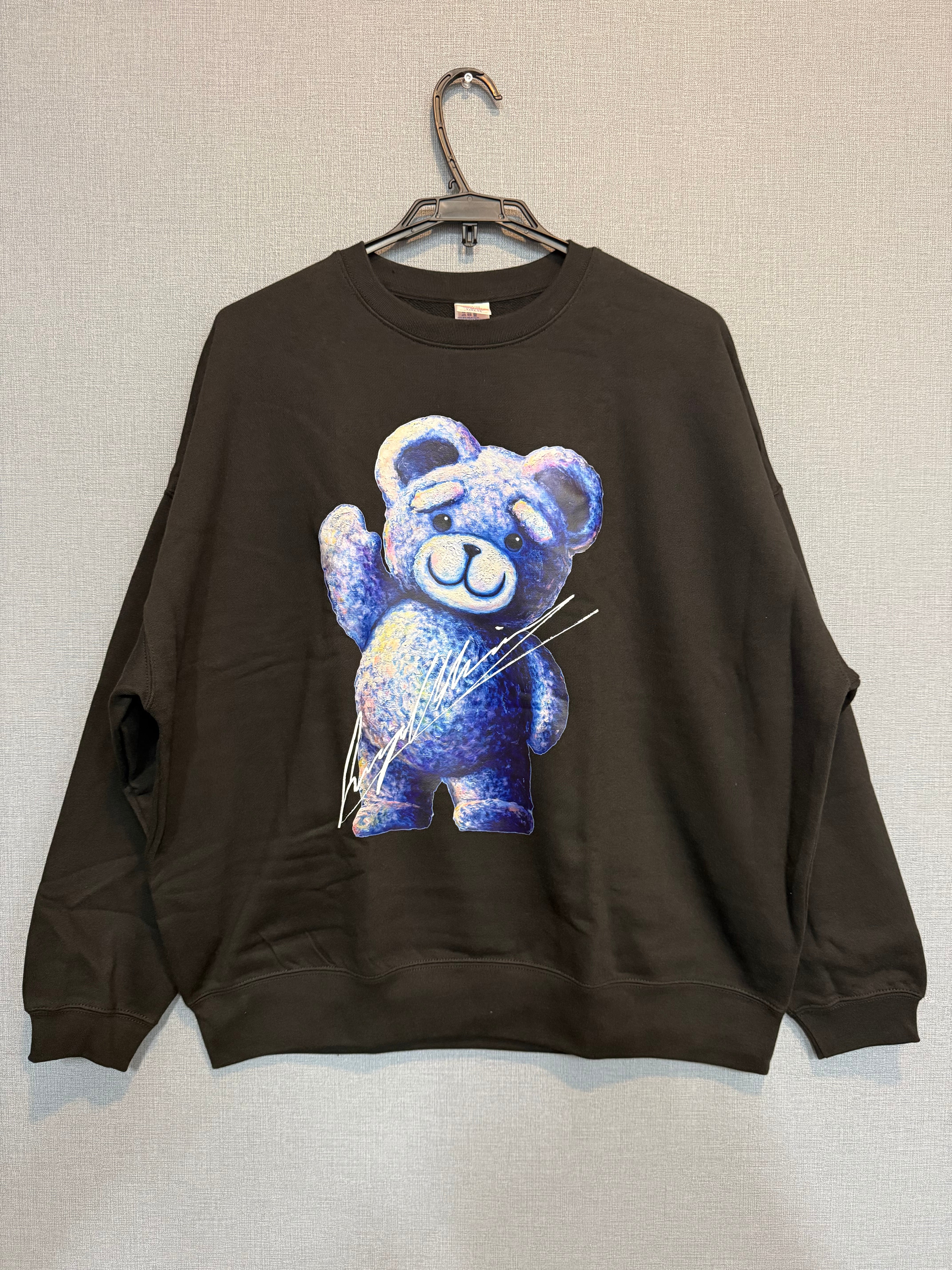 熊五郎 トレーナー(黒) | ペイント聖矢アートショップ