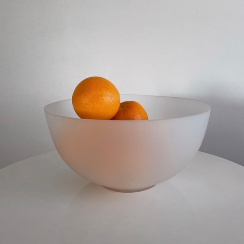 90s frosted salad bowl