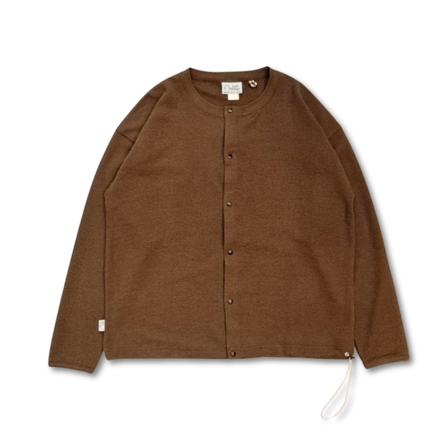 gym master - 7.2oz ドライワッフルカーデ (brown)
