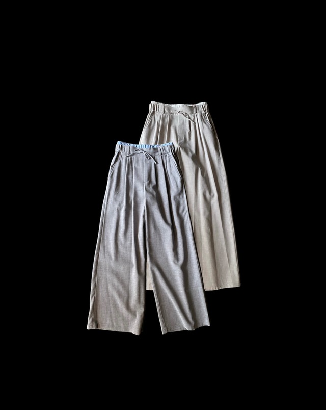 MAISON SPECIAL Easy Double Waist Pants