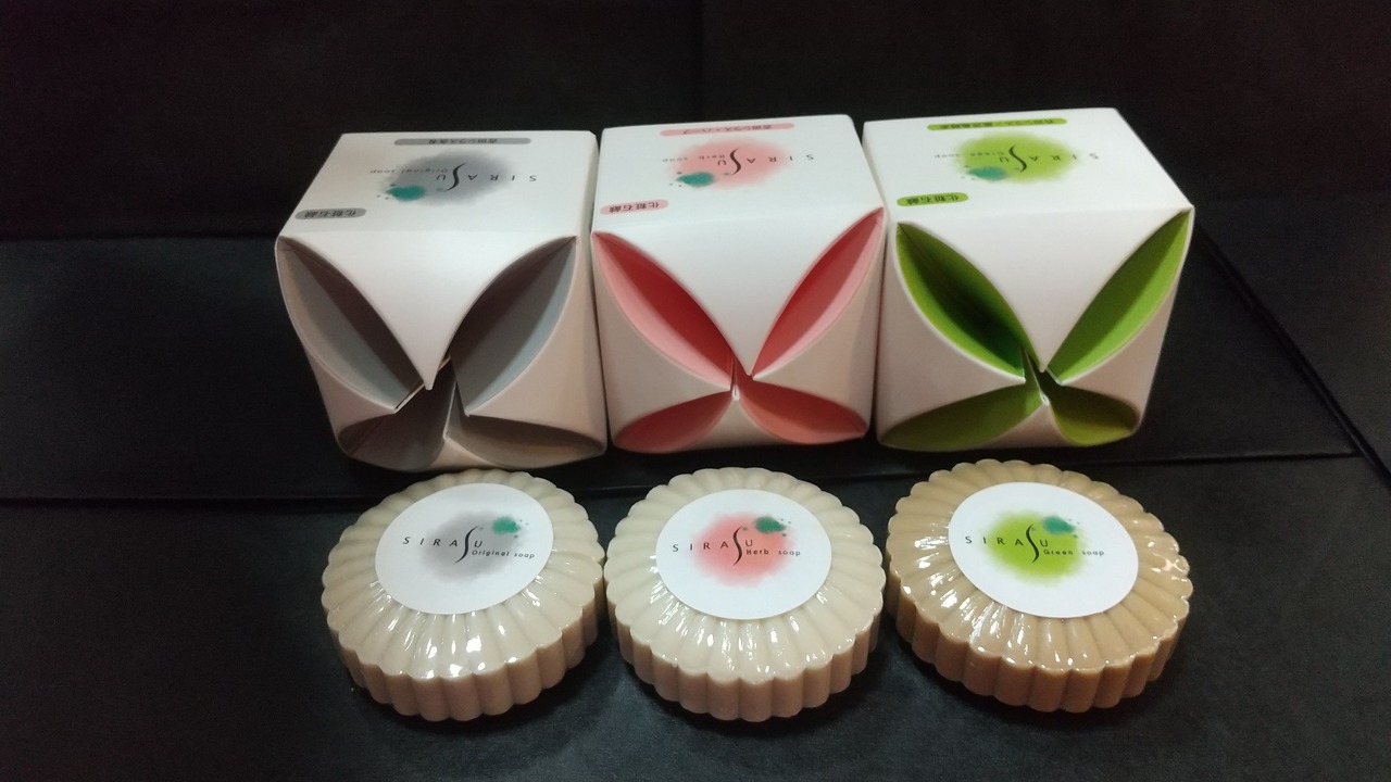 シラスソープ　（オリジナル・ハーブ・グリーン　各30g×3個セット）