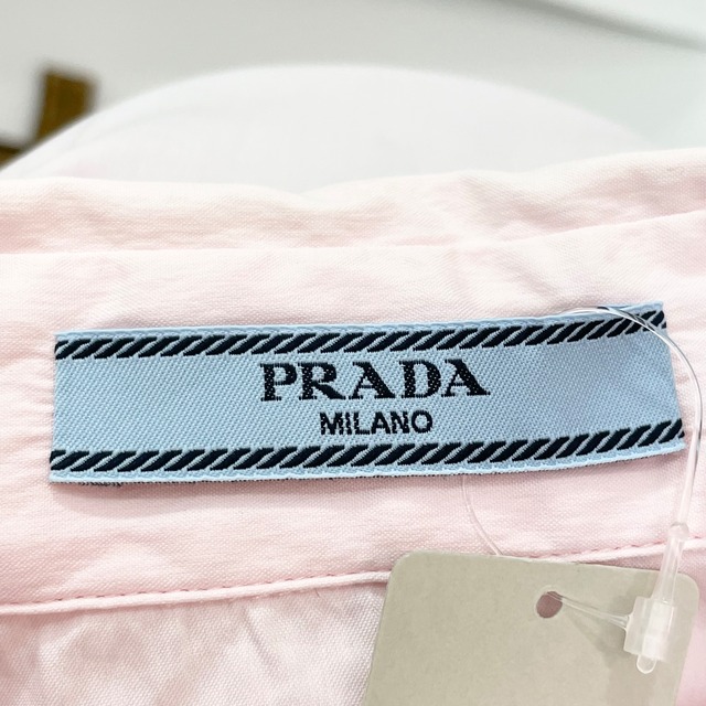 PRADA/blouse/tops/shirt/pink/プラダ/パフスリーブ/ブラウス/シャツ/ピンク/38 | ＵＴＡ５